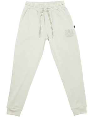 Aquascutum Closed Hem Fleece Joggers - White