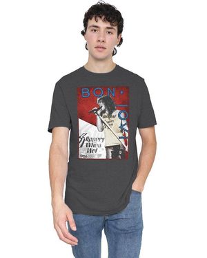 BON JOVI 86 Tour T-Shirt Charcoal - Grey