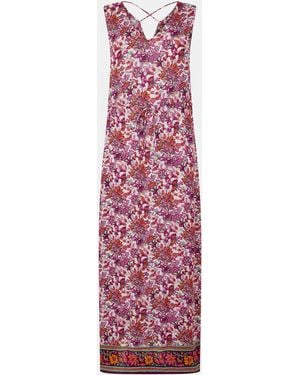 Vero Moda Anna Tie Maxi Dress - Purple