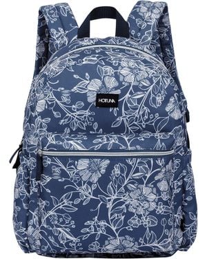 Hot Tuna Floral Backpack Adults - Blue