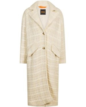 BOSS C Covallina 10261961 01 Overcoat - Natural