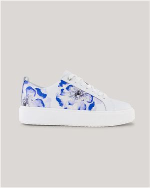 Ted Baker Platform Court Trainers - Blue