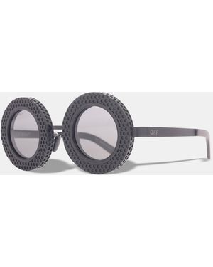Off-White c/o Virgil Abloh Chicago Sun Square Sunglasses - Grey