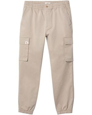 Calvin Klein Skinny Cargo Trouser - Natural