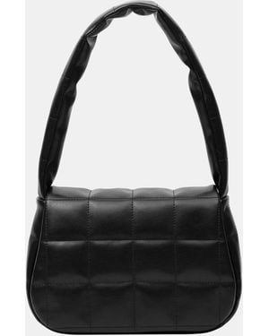 Firetrap Faux Leather Shoulder Bag - Black