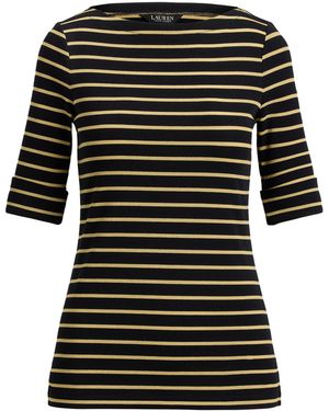 Ralph Lauren Judy Long Sleeve Tailored Fit T-Shirt - Black