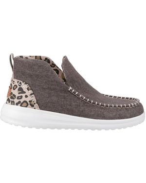 HEYDUDE Denny Heavy Canvas Boot - Brown