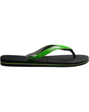 Havaianas Hav Brasil Mix Flip Flops - Green
