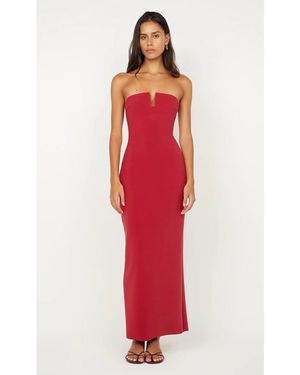 Bec & Bridge Rafi Strapless Bodycon Dress - Red
