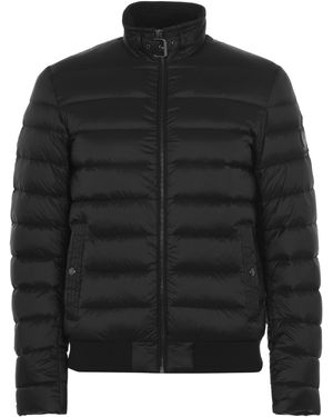 Belstaff Circuit Water Resistant Duck Down Short Puffer Jacket - Black