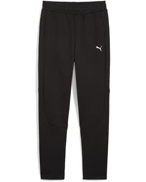 PUMA Evostripe Closed Hem Fleece Jogging Bottoms - Black