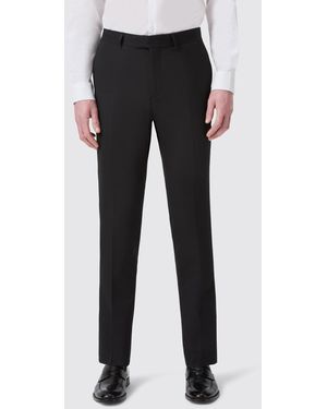 Twisted Tailor Ellroy Tailored Fit Trouser - Black