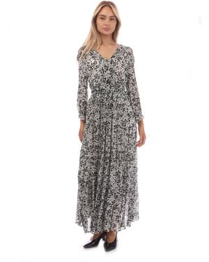 BOSS Dellima Wrap Design Dress - Grey