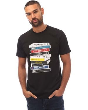 Weekend Offender Cassettes Printed T-Shirt - Black
