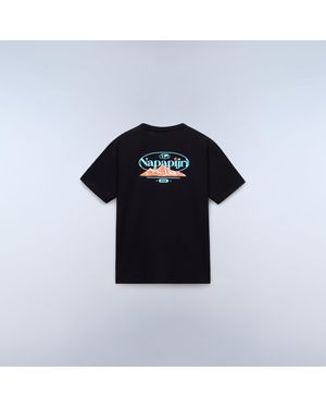 Napapijri Graphic T-Shirt - Black