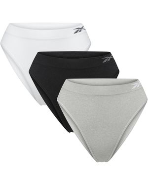 Reebok 3 Pack Seamless Briefs - Black