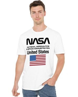 NASA Administration Cotton T-Shirt - White