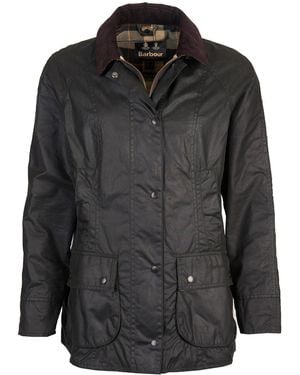 Barbour Beadnell Wax Jacket - Black