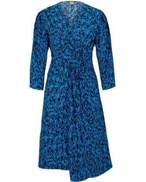 BOSS Danottea Long Maxi Dress - Blue