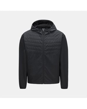 Everlast Hybrid Padded Long Sleeve Tracksuit Top - Black