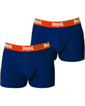 Lonsdale London Trunk Shorts 2 Pack - Blue