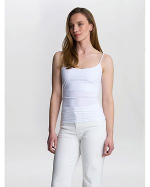 Gina Bacconi Bibi Bra Shelf Vest - White