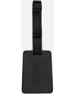 Rains Travel Luggage Tag - Black