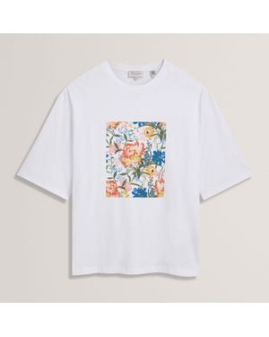 Ted Baker Graphic Print Tee - White