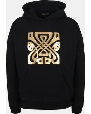 Biba Over-The-Head Logo Fleece Hoodie - Black