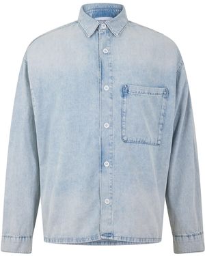 MKI Miyuki-Zoku Mki Box Dress Shirt Sn64 - Blue