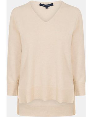French Connection Ebba Vhari Jumper - Natural