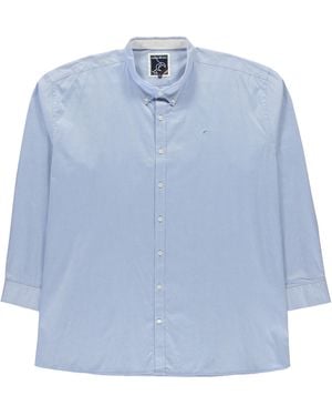 Raging Bull Big And Tall Long-Sleeve Oxford Shirt - Blue