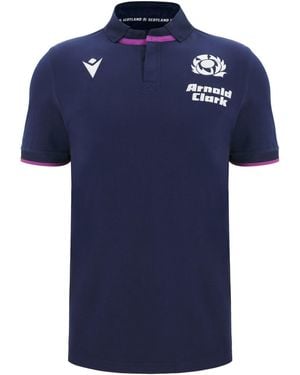 MACRON Scotland Rugby Home Shirt 2025 Adults - Blue