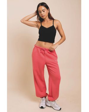 Daisy Street La Joggers - Pink