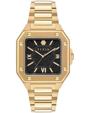 Philipp Plein Rock Couture Analogue Quartz Watch - Metallic