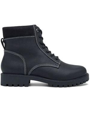 Firetrap Rascart Leather Hiker Boots - Blue