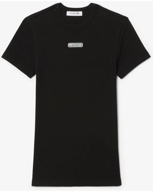 Lacoste Slim Fit Short Sleeve T-Shirt - Black
