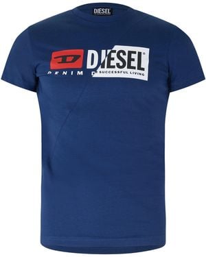 DIESEL T-Diego-Cuty T-Shirt - Blue