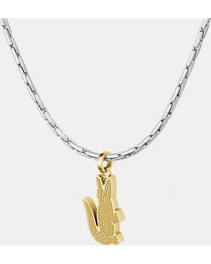 Lacoste Gents Arthor Necklace - Metallic