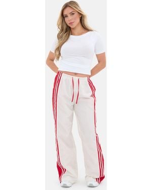 I Saw It First Relaxed Fit Joggers - Red