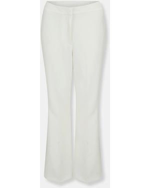 French Connection Arlette Straight Leg Trousers - White