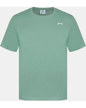Slazenger 1881 Plain T-Shirt - Green
