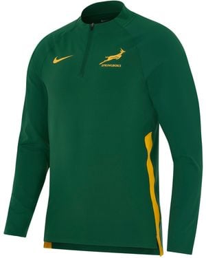 Nike Springboks 1/4 Zip Home Tracksuit Top 2026 - Green