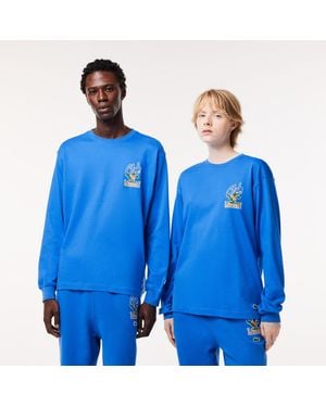 Lacoste Long-Sleeve T-Shirt - Blue