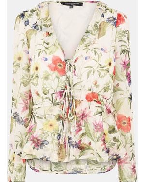 French Connection Fc Monica Long-Sleeve Blouse - White