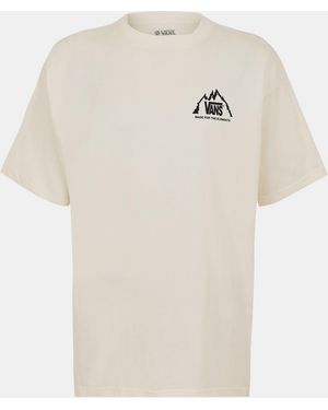 Vans Adults Mte Crestline Short-Sleeve T-Shirt - White