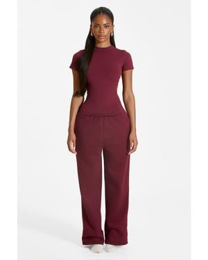 Mars the Label Sculpt Short Sleeve Top - Red