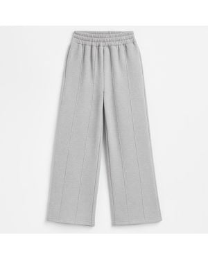 I Saw It First Seamed Wide Leg Jogger - Grey