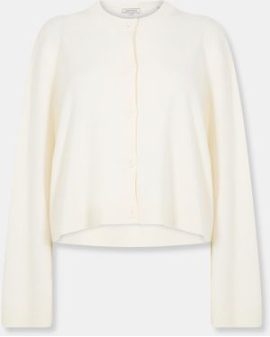 Jack Wills Widerib Cardigan - White