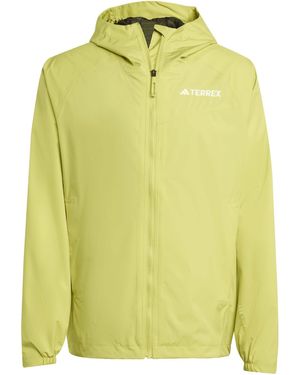 adidas Terrex Multi 2L Full-Zip Waterproof Jacket - Green